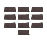 Tyenaza Lot de 10 Sacs De Sable pour Inondations, Sacs De Sable sans Sable, Barrières Contre Les Inondations, Sac De Barrage en Polyester, Sacs De Sable Réutilisables pour sous-Sol (Brun)