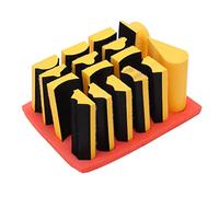 Tyenaza Lot de 16 Blocs De Ponçage à la Main, Blocs De Meulage à la Main, Bloc De Polissage De Surface Incurvée à Rainure Auto-adhésive, Crochet Et Boucle, Formes Assorties Interchangeables