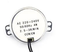 Tyenaza Moteur synchrone 220-240V AC Motoréducteur synchrone 4W CW/CCW(2.5-3RPM)