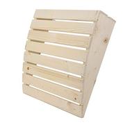 Tyenaza Oreiller en Bois, Appui-tête en Bois, Oreiller De Salle De Sauna Confortable Et Pratique, Accessoires De Fournitures De Sauna 14,6x15,4x3,9 Pouces