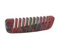 Tyenaza Peigne en Acrylique Durable pour HOHNER Golden Melody 270D, Pièce D'harmonica pour Instrument à Vent avec Ajustement Et Design Précis(Brun)