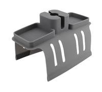 Tyenaza Porte-gobelet De Canapé D'accoudoir, Porte-gobelet De Canapé Antidérapant en Silicone, Plateau De Support De Verre De Canapé Anti-Fuite pour Fauteuil Inclinable Gris