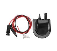 Tyenaza Presse-étoupe Solaire, boîtier d'entrée Presse-étoupe Solaire Double en ABS résistant aux intempéries pour Panneaux de Toit sur véhicule de Camping de Bateau de Camping-Car (Black)