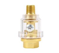 Tyenaza Professionnel 1/4in NPT Mini en Ligne Lubrificateur Huileur Couleur Or Cuivre Outil Pneumatique Accessoire