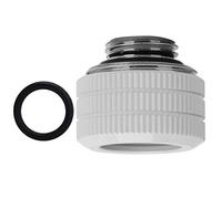 Tyenaza raccord en T transparent adaptateur de refroidissement par eau PC Tube dur raccord de Tube rigide accessoires d'ordinateur HYGKNT14MM (Blanche)