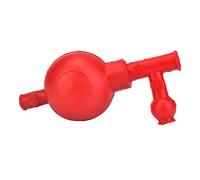 Tyenaza Remplisseur De Pipette en Caoutchouc, Poire De Remplissage De Pipette De Laboratoire à 3 Soupapes, Poire D'aspiration en Caoutchouc De Laboratoire De 5,1 X 2,4 Pouces Remplisseur(Rouge)