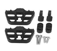 Tyenaza Repose-pieds de moto, 1 paire de repose-pieds de conducteur antidérapants de remplacement de pédale avant de moto pour R18 2020-2022+ (Black)