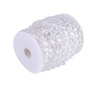 Tyenaza Rideau Perles acryliques 30 m Style Cristal pour fêtes et Bricolage | Élément de décoration polyvalent. Idéal pour mariage, anniversaire, soirées et créations manuelles personnalisées chez vous