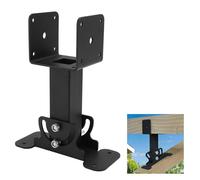 Tyenaza Riser de Toit Lourd en Service Lourd, Supports en Carbone Angle réglable en Acier en Carbone et Direction Patio Roof Mount Rerser, pour Pergola Gazebo