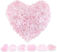 Tyenaza Rose Cristaux de Guérison, Mini Pierre de Cristal de Quartz Rose de 100g - décoration de Pierres précieuses de guérison, apportant Une énergie spirituelle apaisante
