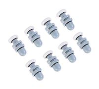 Tyenaza Rouleau Coulissant de Salle de Bain, Rouleau de Porte de Douche à Roue de Porte Durable Ultra-Silencieux pour Salle de Bain 8 pièces(20mm)