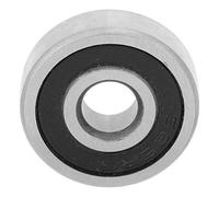 Tyenaza Roulements à billes de rainure profonde, 10pcs 3/4/5/6mm i.d 10/13/16/19 mm O.D Double côté en caoutchouc scellé scellé Roulements à billes en acier (625-2rs)