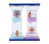 Tyenaza Sand Timer, Scellé Bubbleur de Mouvement Liquide coloré pour Le décor de Bureau de Jeu sensoriel de la Chambre à Coucher