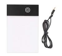 Tyenaza Tableau Lumineux LED, 8,5 X 13 Cm/3,3 X 5,1 Pouces A6 Luminosité Artcraft Tracing Flip Book Kit Tablette Dessin pour Enfants