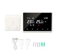 Tyenaza Thermostat Intelligent, Thermostat Intelligent WiFi, Télécommande, Contrôleur De Température Mural, Température De Refroidissement Contrôlée pour Le Chauffage de la Chaudière Domestique 230 V