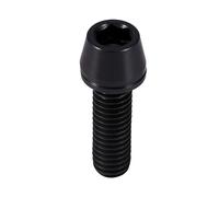 Tyenaza Titanium M5x16 avec laveuses, alliage de bicycle en alliage Titane à tête de tête conique à laveuse pour vélo de montagne (M5x16)