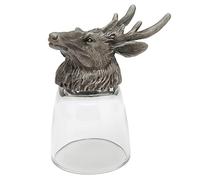 Tyenaza Verre à Whisky, Conception Unique De Tête De Cerf, Tasse en Verre De Nouveauté Drôle pour Bars, Tavernes, Jeux De Fête