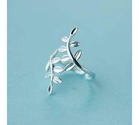 TYERY Bague en Argent 925, Bague Feuille Femme, Bague Feuille Littéraire IndexBague