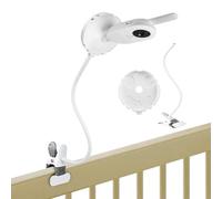 Tyeyober Support pour babyphone vidéo Philips Avent SCD833/26, 881/26, 843/26, 843/01, 891/26, 630/26, 845/26, 630/26, 625, 620,835,Support à Clip Flexible pour Babyphone vidéo Philips Avent