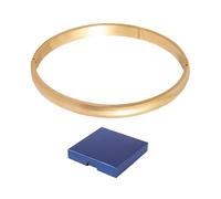 TYFGRT 1 Bracelet À Bagues Pigmentées en Or, 1 Boîte À Bijoux, Bracelet en Acier Inoxydable pour Femme, Bracelet Manchette pour Fille, Convient comme Cadeau pour Fille