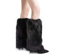 TYFGRT 1 Paire De Chaussettes De Jambe En Peluche, Chaussettes De Jambe Chaudes, Chaussettes De Jambe Résistantes Au Froid, Chaussettes De Jambe Créatives, Accessoires De Tenue De Fête