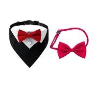 TYFGRT 1 Pièce Écharpe De Smoking pour Animaux De Compagnie, 1 Pièce Nœud Papillon pour Animaux De Compagnie, Écharpe Triangulaire pour Costume pour Animaux De Compagnie pour Mariage
