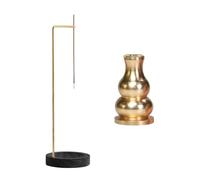 TYFGRT 1 Porte-Bâton D'Encens Et 1 Insert De Bâton D'Encens, Porte-Bâton D'Encens Vertical, Porte-Bâton D'Encens en Bois avec Base Ronde, Porte-Bâton D'Encens Portable, Décoration De La Maison