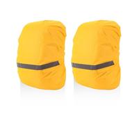 TYFGRT 2 Pièces Housse De Pluie pour Panier De Vélo, Housse De Pluie en Tissu Oxford, Housse De Pluie Réfléchissante Et Attrayante, Housse De Pluie pour Panier Arrière De Vélo (53 X 20 X 19 M)