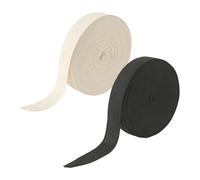 TYFGRT 2 Rouleaux De Ruban D'Ourlet, Solide Et Durable, Polyvalent pour La Reliure Et La Décoration, Facile À Couper, Adapté Au Travail Domestique Et Artisanal.