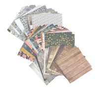 TYFGRT 3 Ensembles De Papier Décoratif, Papier À Motifs Colorés, Matériaux De Décoration pour Scrapbooking, Accessoires De Scrapbooking, Adaptés Aux Albums Photos, Scrapbooking, Agendas