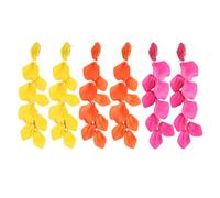 TYFGRT 3 Paires De Boucles d'oreilles Pétales, Boucles d'oreilles Vintage, Boucles d'oreilles Longues, Boucles d'oreilles Élégantes pour Femmes, Accessoires Vestimentaires