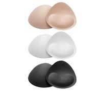 TYFGRT 3 Paires De Coussinets De Poitrine Triangulaires Épaissis, Coussinets De Poitrine En Éponge, Coussinets En Éponge Amovibles, Accessoires De Sous-Vêtements