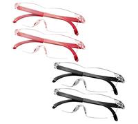 TYFGRT 4 Paires De Loupes Anti-Lumière Bleue, Loupe 300%, Loupe De Lecture Portable, Loupe De Couture, Lunettes Pliables, Loupe Unisexe