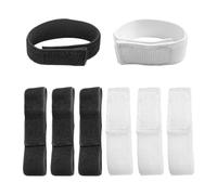 TYFGRT 4 Paires De Sangles Élastiques, Sangles De Pantalon Élastiques, Sangles De Vélo Élastiques, Sangles De Bottes Élastiques Réutilisables, Adaptées Au Cyclisme, À La Randonnée Et Au Camping