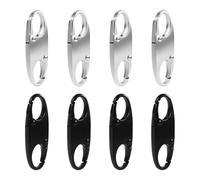 TYFGRT 8 Pièces Mini Boucles Métalliques, Boucles Métalliques Antivol, Boucles Métalliques pour Sac À Dos, Boucles Métalliques Amovibles, Boucles À Ressort, Adaptées Aux Sacs À Dos Et Aux Bagages