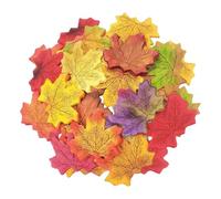 TYFGRT 800 Feuilles D'Érable Simulées, Couleurs Réalistes, Huit Options De Couleurs, Matériaux De Bricolage Faits À La Main, Matériau Léger, Facile À Placer, Adapté À La Décoration De Vacances.