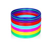 TYFGRT Anneau De Lancer D'Anneau De 15 Pièces, Jeu De Lancer D'Anneau, Lancer D'Anneau en Plastique, Jouet pour Enfants, Mini Anneau De Lancer, Jeu De Fête, Jeu Créatif pour Enfants