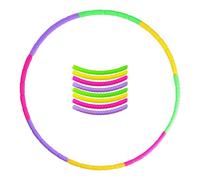 TYFGRT Cerceaux Hula Détachables pour Enfants, 8 Pièces, Accessoires De Sport, Cerceaux en Plastique, Équipement De Fitness