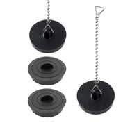 TYFGRT Lot De 3 Bouchons De Vidange D'Évier, Bouchons D'Évier, Bouchons De Baignoire, Bouchons D'Évier en Caoutchouc, Accessoires D'Évier pour Cuisine Et Salle De Bain.