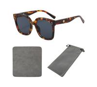 TYFGRT Lunettes De Soleil 1 Pièce, Équipées D'Un Chiffon Pour Lunettes 1 Pièce Et D'Un Sac À Lunettes 1 Pièce, Lunettes De Soleil Tendance, Équipement De Voyage En Plein Air