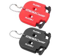 TYFGRT Marqueur De Golf 2 Pièces, Marqueur Carré, Double Marqueur, Mini Marqueur, Marqueur Portable, Compteur Manuel