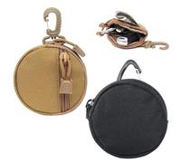 TYFGRT Mini Sac De Rangement Rond 2 Pièces, Sac De Collation pour Chien, Sac pour Écouteurs, Porte-Monnaie, Sac De Rangement Multifonctionnel, Sac De Rangement Portable, Sac Suspendu D'Extérieur