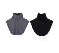 TYFGRT Pack De 2 Faux Colliers, Colliers Décoratifs, Colliers Détachables, Collier Thermique, Collier D'Insertion Pour Femmes, Accessoires Vestimentaires