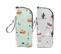 TYFGRT Pack De 2 Sacs Isothermes pour Biberons, Sacs À Biberons Pratiques, Accessoires pour Biberons, Sacs De Rangement pour Biberons, Accessoires De Voyage en Plein Air