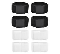 TYFGRT Pack De 8 Sangles De Jambe, Sangles De Jambe Réglables, Sangles De Jambe Antidérapantes, Sangles De Fixation De Jambe, Sangles De Jambe De Sport De Football