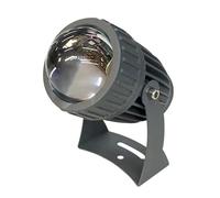 tyfuture LED Poutre Simple Spot COB Projecteur À Faisceau Étroit Rotatif À 180° IP65 Étanche Pleins Feux AC85-265V pour Le Jardin Hôtel Mur Extérieur Décor Éclairage Paysager(White,10W-AC85-265V)