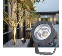 tyfuture Projecteurs COB Extérieur Éclairage Paysager Angle Orientable AC85-265V Étanchéité IP66 LED Spot pour Jardin, Cour, Les Allées Et Les Arbres(White,30W)