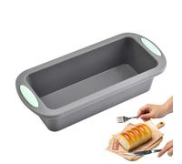 TYFYH Moule à Pain en Silicone, Moule à Cake Silicone, Antiadhésif Moules Rectangulaire pour Gâteaux, Pain de Mie, Financiers, Accessoires Air Fryer, Ustensiles à Pâtisserie (27,8 x 12 x 6,2 cm)