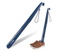 TYGA Chausse-Pied Extra Long à Manche 23 pouces, 58 cm, Ajusteur de Chaussures Confortable et Allongé (Pour Hommes et Femmes) (Bleu, 1)