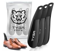 TYGA STORE - Chausse-pieds noirs, adaptes a toutes les chaussures, talons, boots sneakers, pack de 3